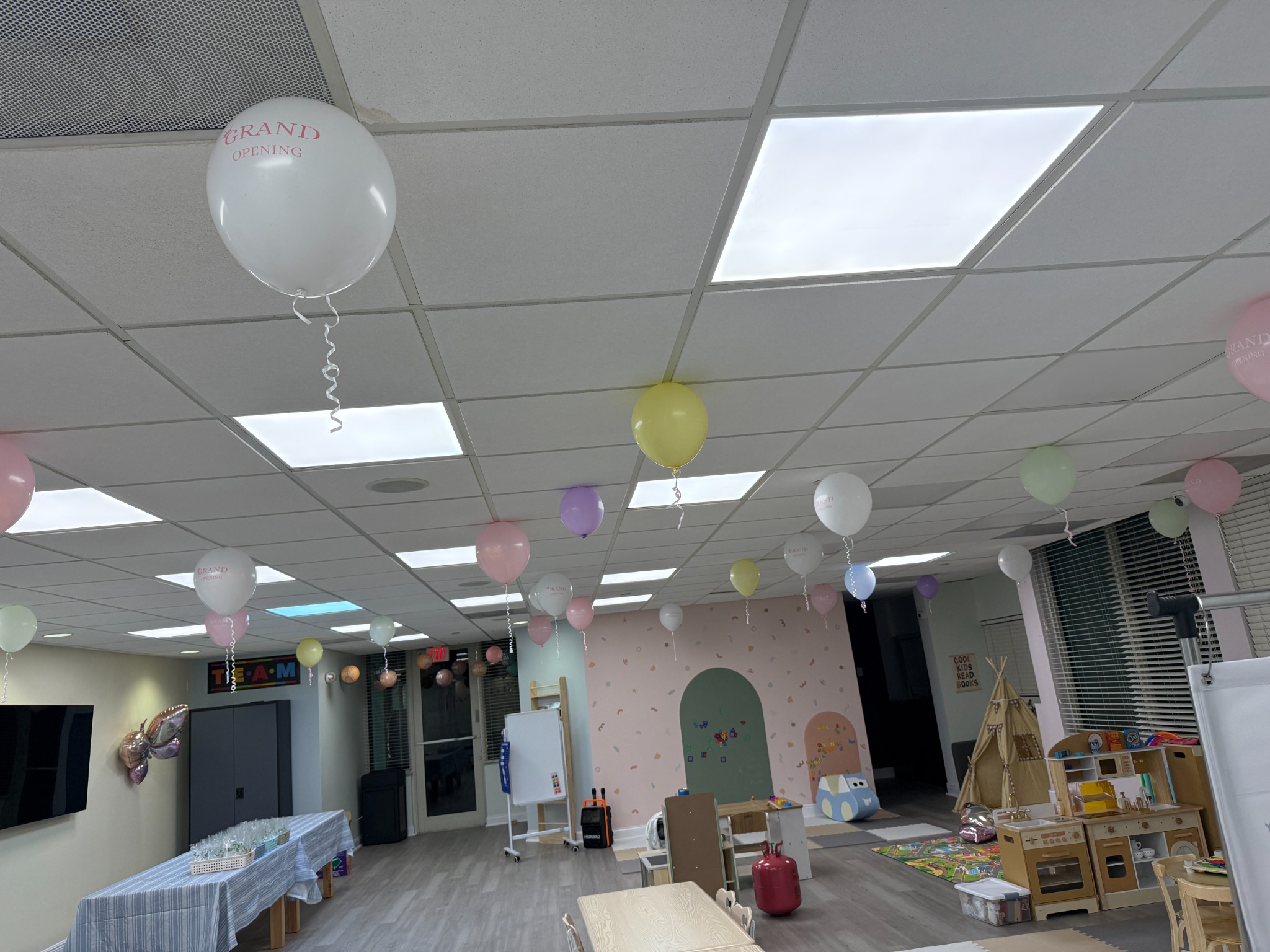CBA team preparing the center
