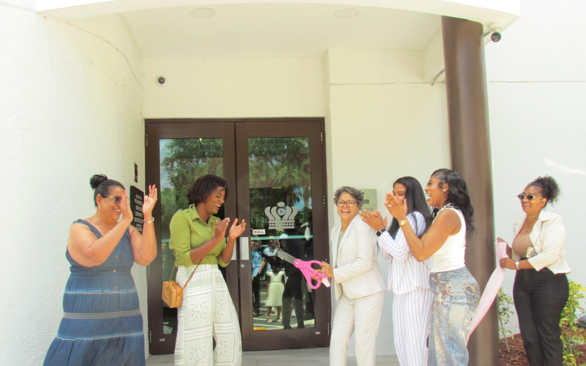 CBA ribbon cutting celebration